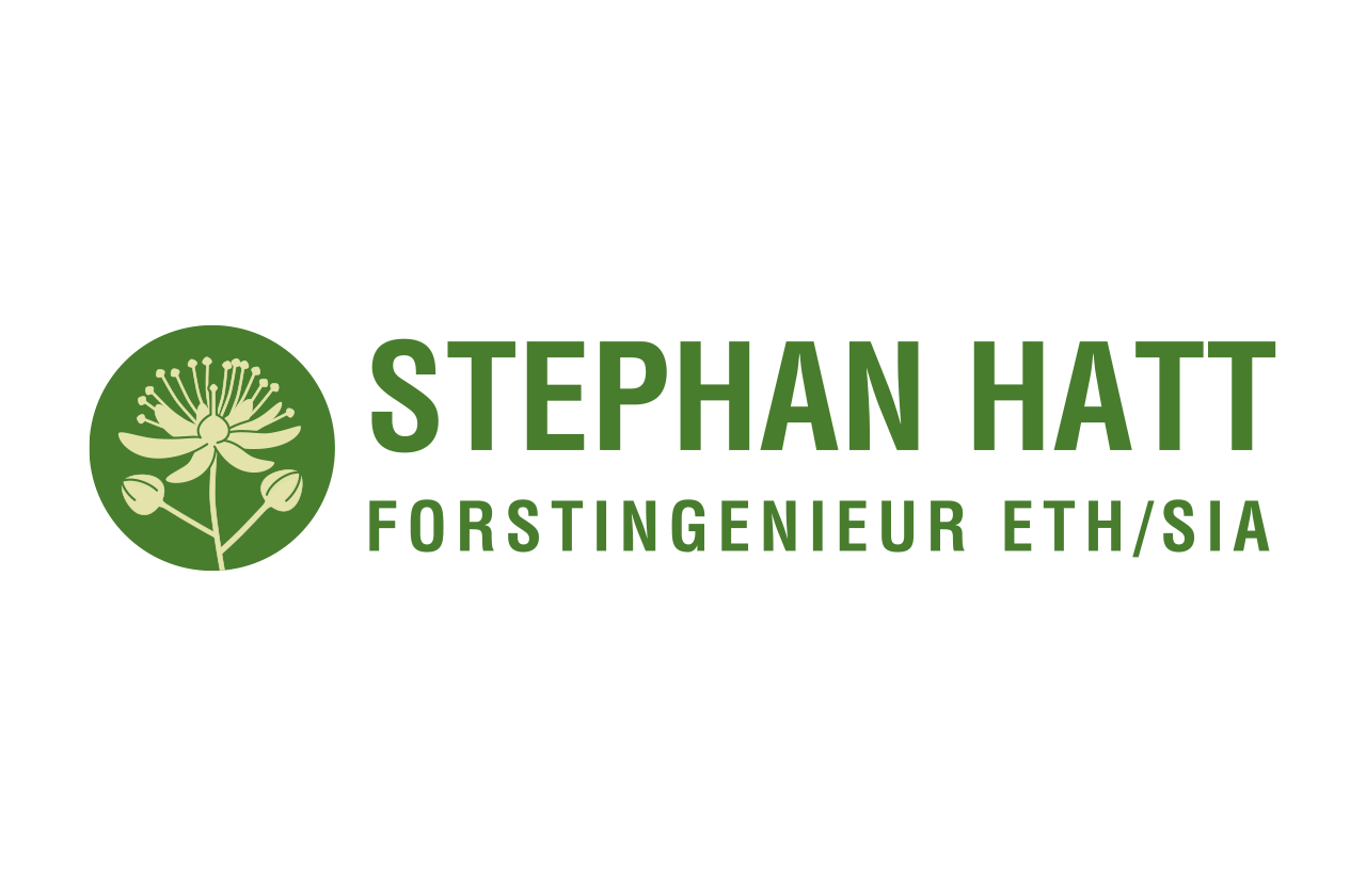 Wortmarke Bildmarke Logo Stephan Hatt, Forstingenieur