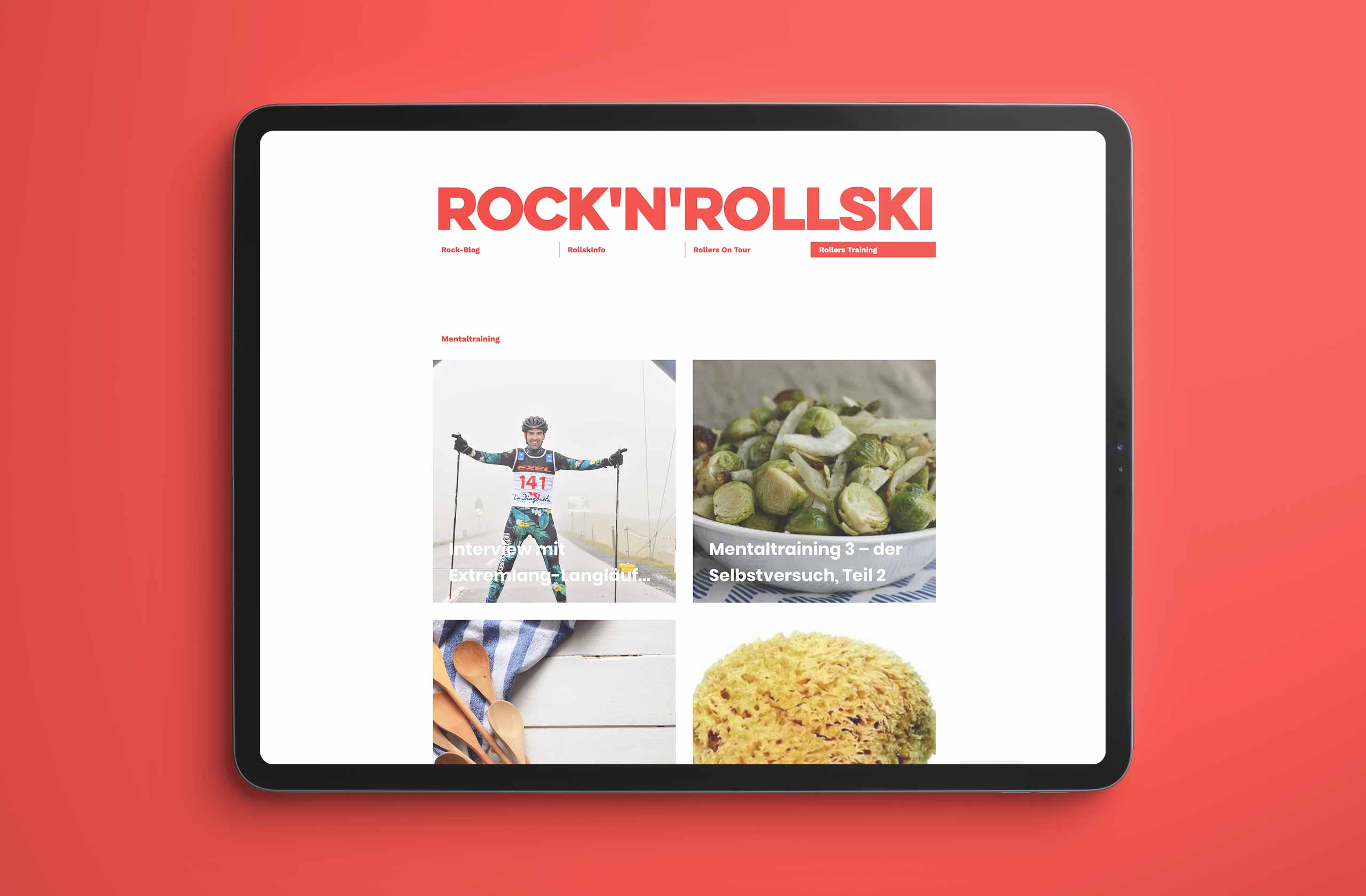 Webdesign der Website rocknrollski.ch von Claude Ramme